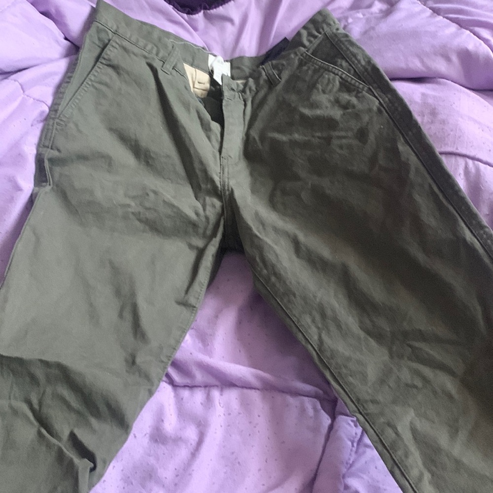 dark green jeans